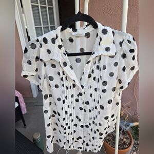 Polka Dot Women's Top
